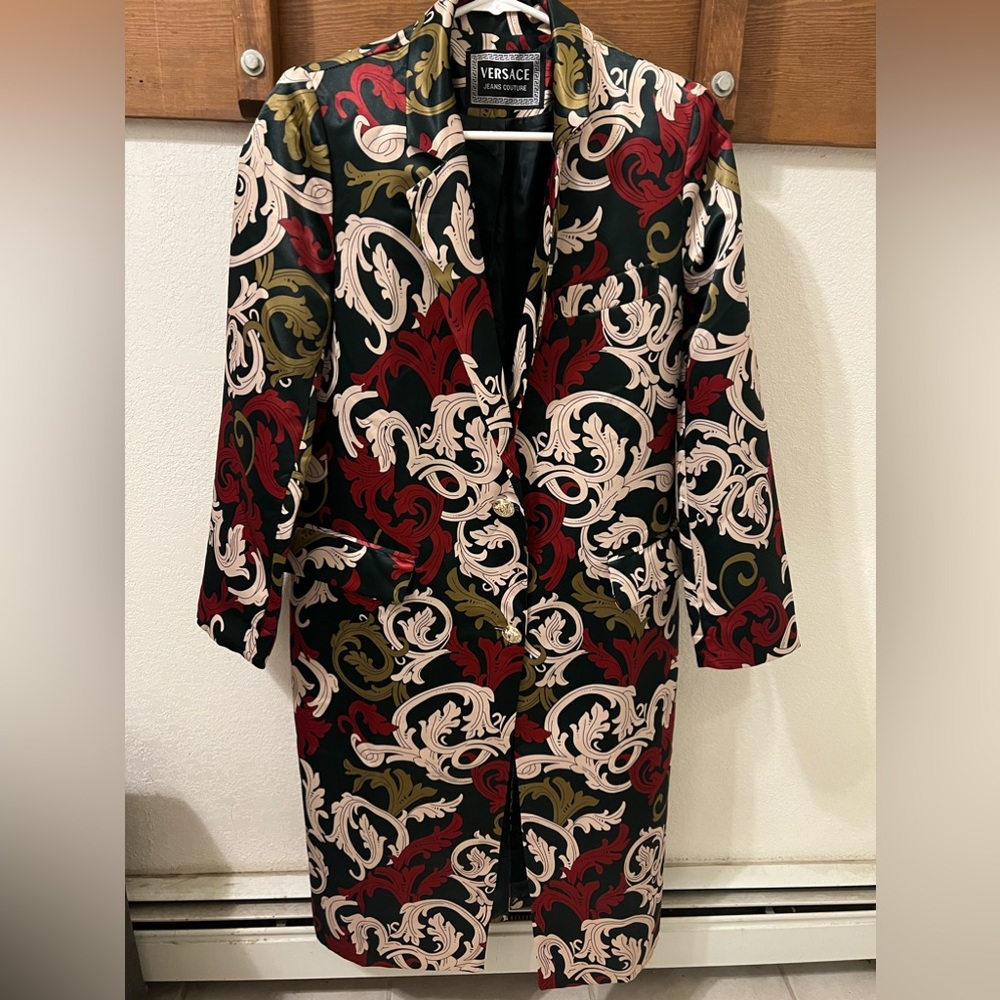 Versace long coat